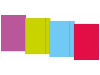 Teczka z gumk A5+ Fluo [opakowanie=10szt]
