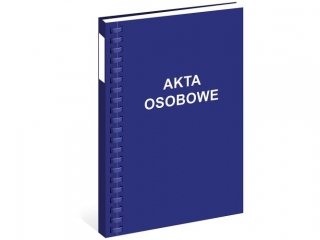 Teczka akt osobowych bigowana 03 Nieb [opakowanie=10szt]