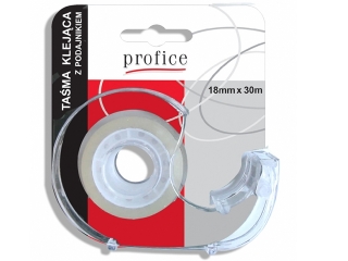 TAŚMA KLEJĄCA PROFICE 18MM X 20M Z PODAJ NIKIEM BLISTER