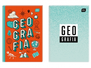 Brulion A5 80# M 70g Geografia [opakowanie=5szt]