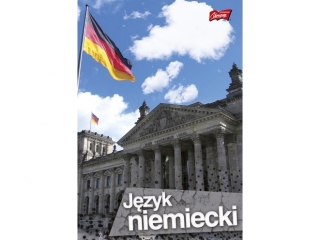 Brulion w twardej oprawie A5, 80k., krata, jzyk niemiecki [opakowanie=5szt]