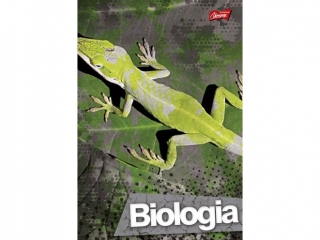 Brulion w twardej oprawie A5, 80k., krata, biologia [opakowa