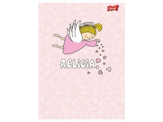 Zeszyt do religii cieniowany A5 32 kartki krata okadka laminowana 70 g/m2 [opakowanie=15szt]