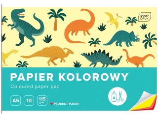 Papier kolorowy A5 10 115g [opakowanie=10szt]