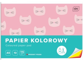 Papier kolorowy A5 10 115g [opakowanie=10szt]