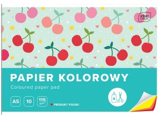 Papier kolorowy A5 10 115g [opakowanie=10szt]