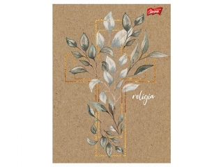 Zeszyt do religii cieniowany A5 60 kartek krata okadka laminowana 70 g/m2 [opakowanie=10szt]